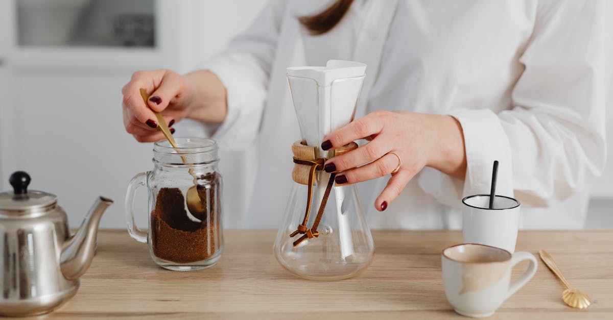 Best container for making sauerkraut - Hands of a Woman With Manicured Nails Making Coffee