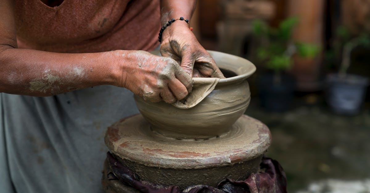 Best container for making sauerkraut - Woman Making Clay Pot