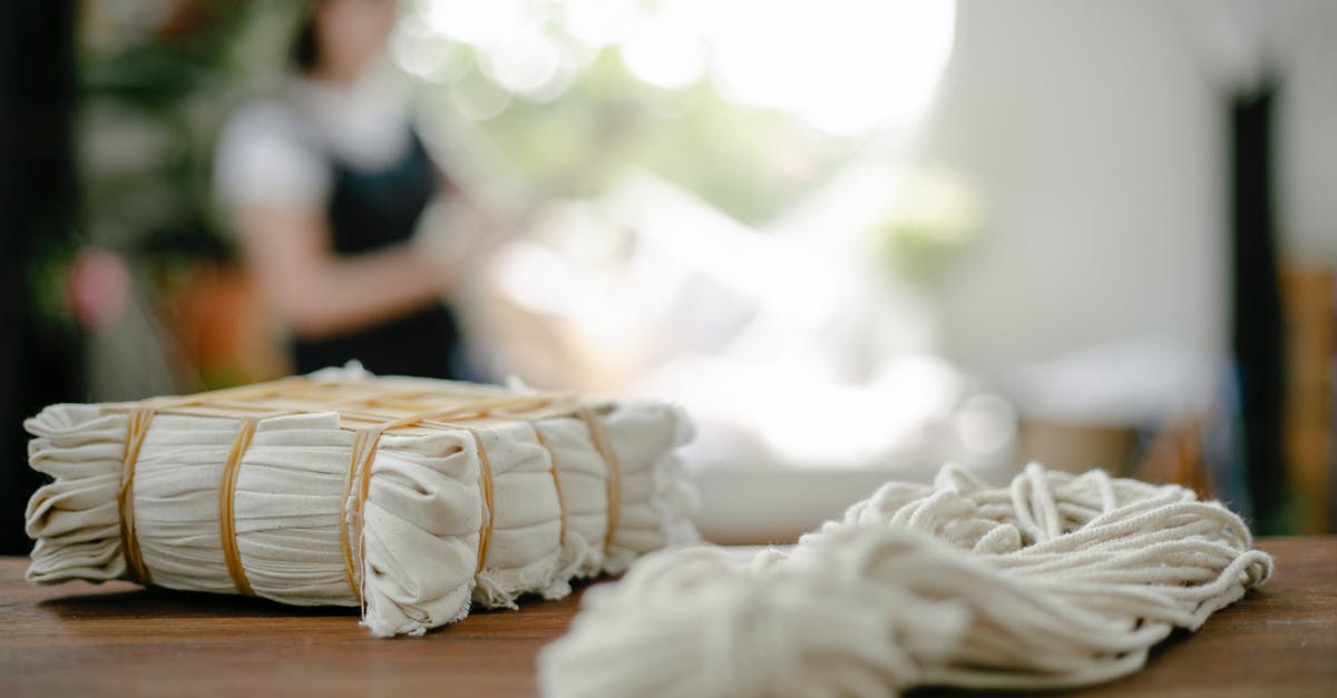 Best method to prepare catfish (very soft flesh)? [closed] - Pile of tied natural fabric and white yarn on table