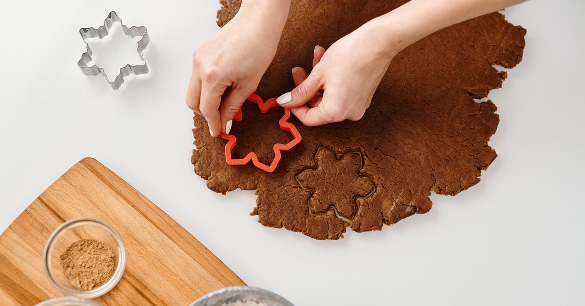 Best time to benefit from dough mixed with baking soda - Person Using a Cookie Cutter