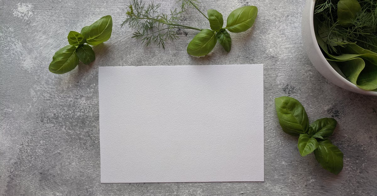 best way to keep fresh basil leaves? [duplicate] - Top View Photo of Paper Near Basil Leaves