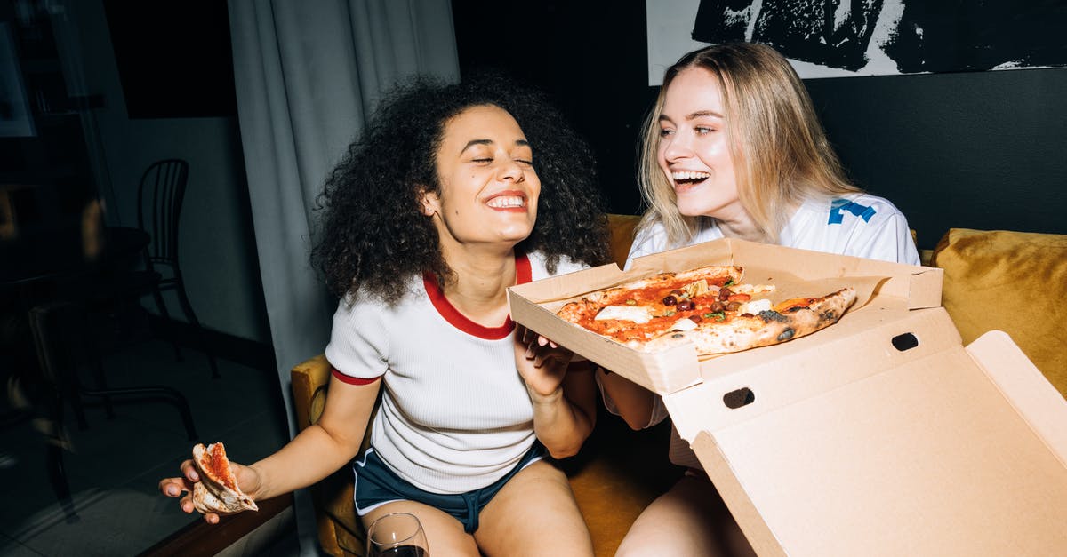 Best way to reheat pizza - Two Young Women Having Fun