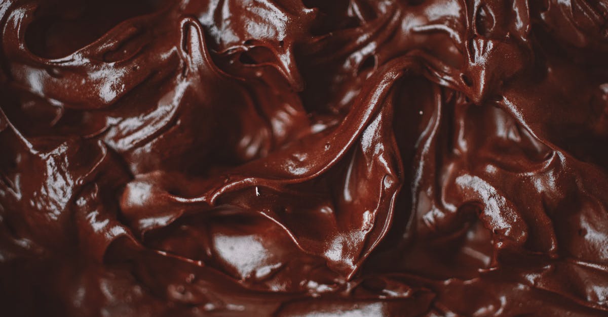 Bitter chocolate pudding - Red and White Abstract Painting