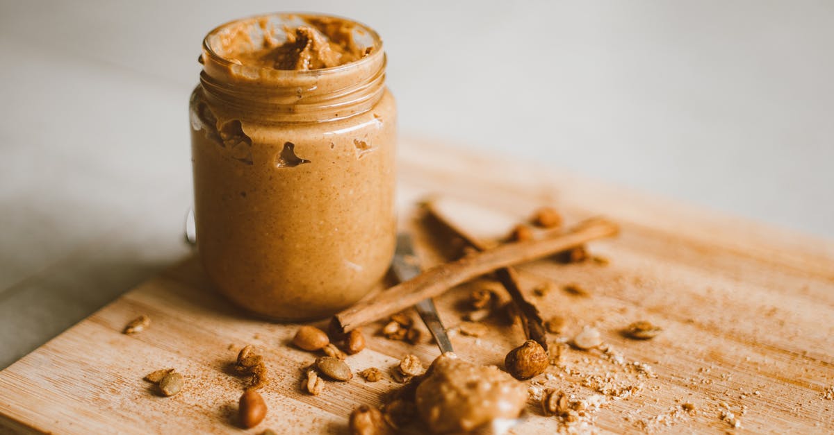 Bitter chocolate pudding - Brown Powder in Clear Glass Jar