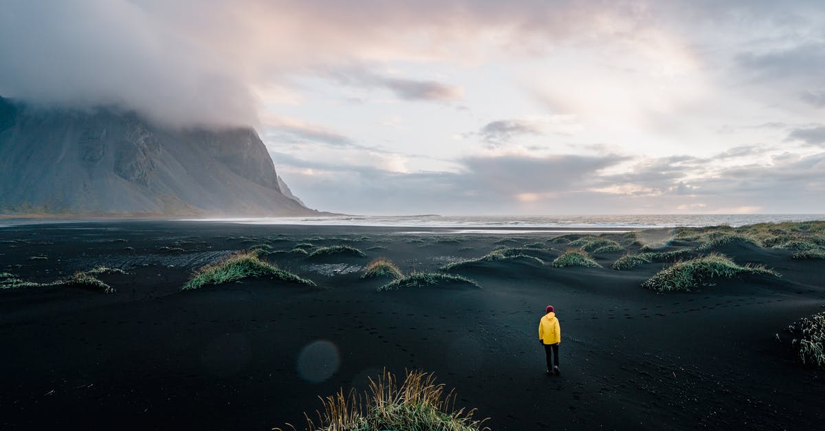 Black tea develops cloudy dregs; how to avoid? - Person in Yellow Jacket Standing on Green Grass Field Near Mountain