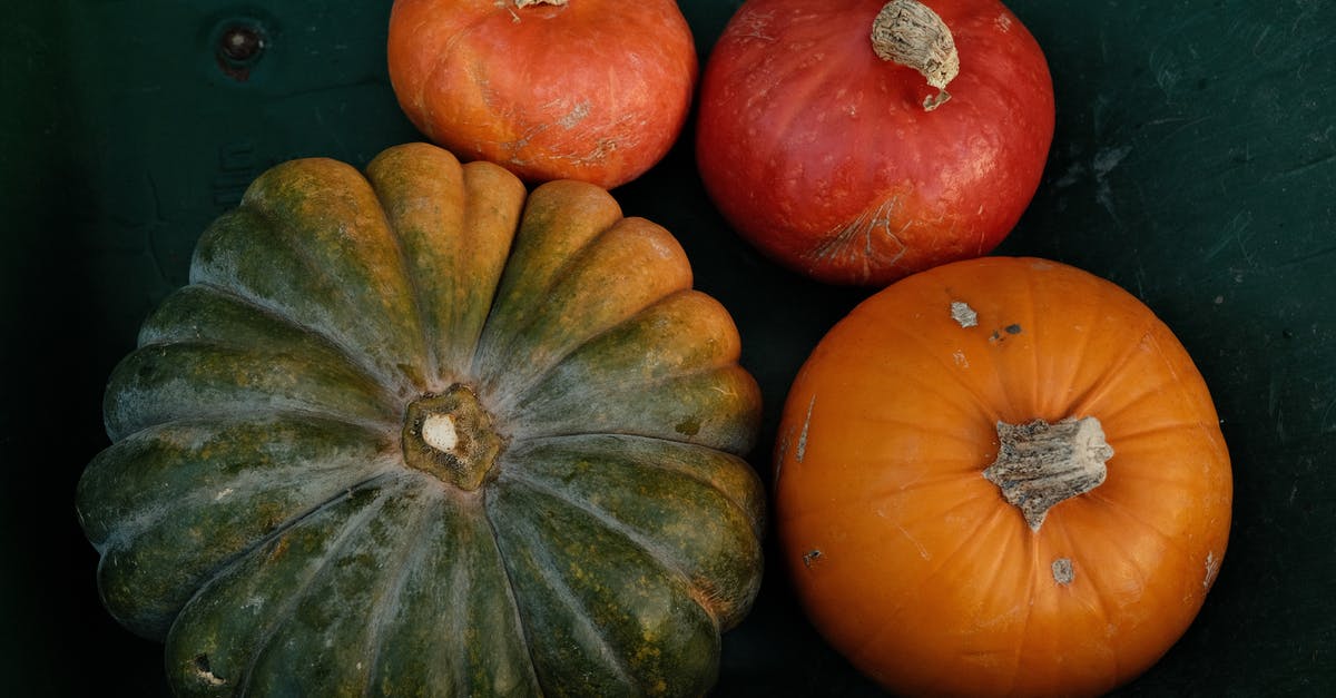 Blanching time for different vegetables - Orange and Green Round Fruits