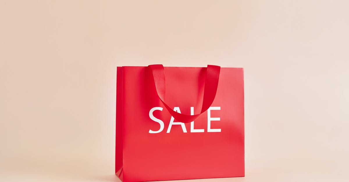 Blender Buying - Square vs. Round Container - Red Paper Bag With Sale Sign