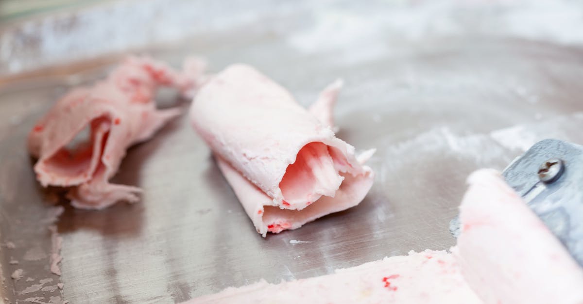 Blood essential to making delicious Bison Meatballs? [closed] - Close-up Shot of a Making Ice Cream