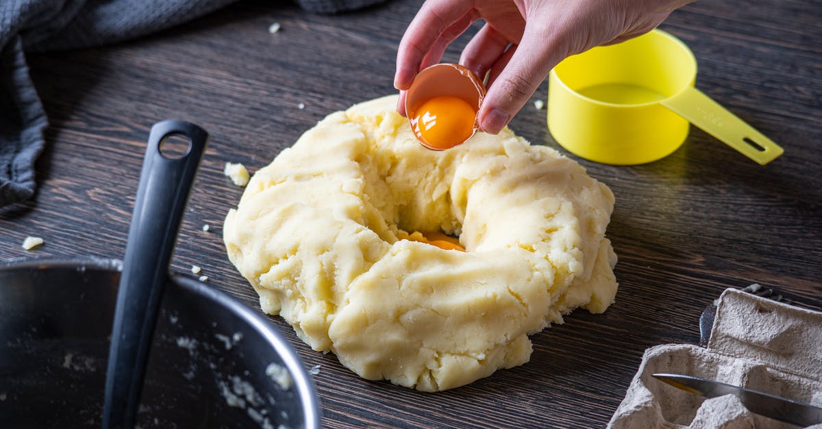 Blood essential to making delicious Bison Meatballs? [closed] - Person Putting Egg on a Dough