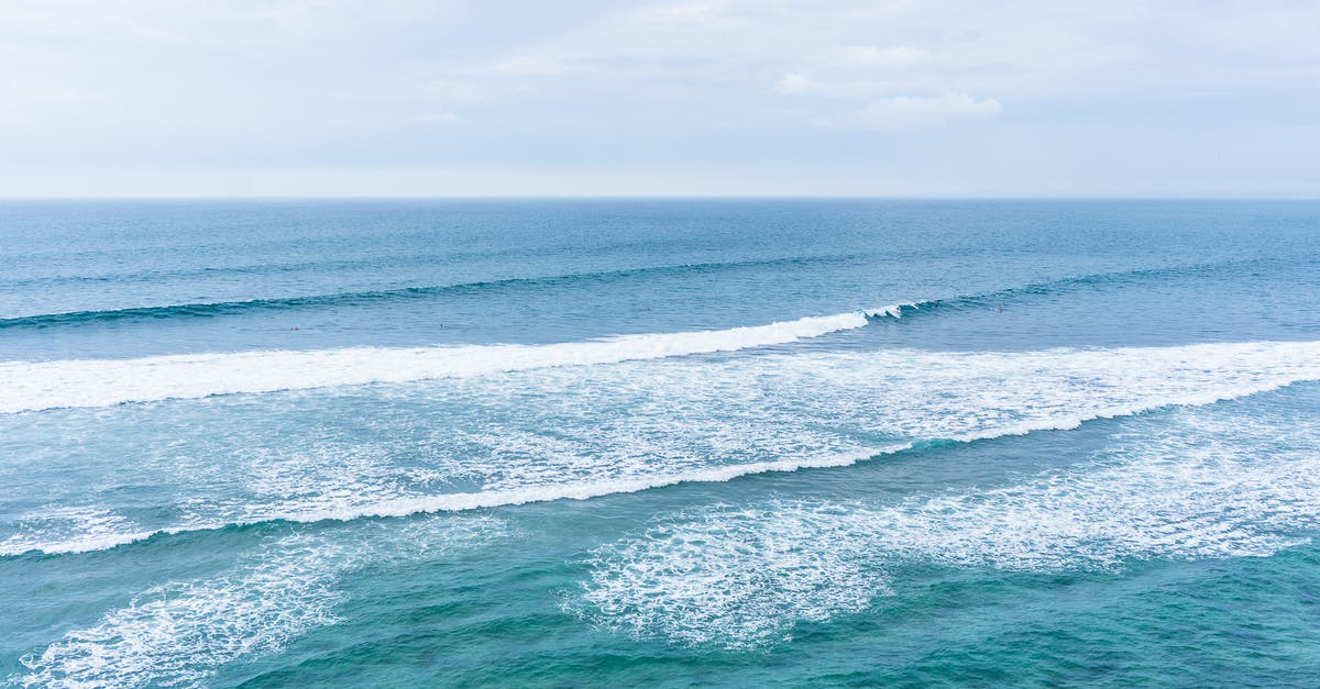 Blue spots in omelette? - Photography of Body of Water