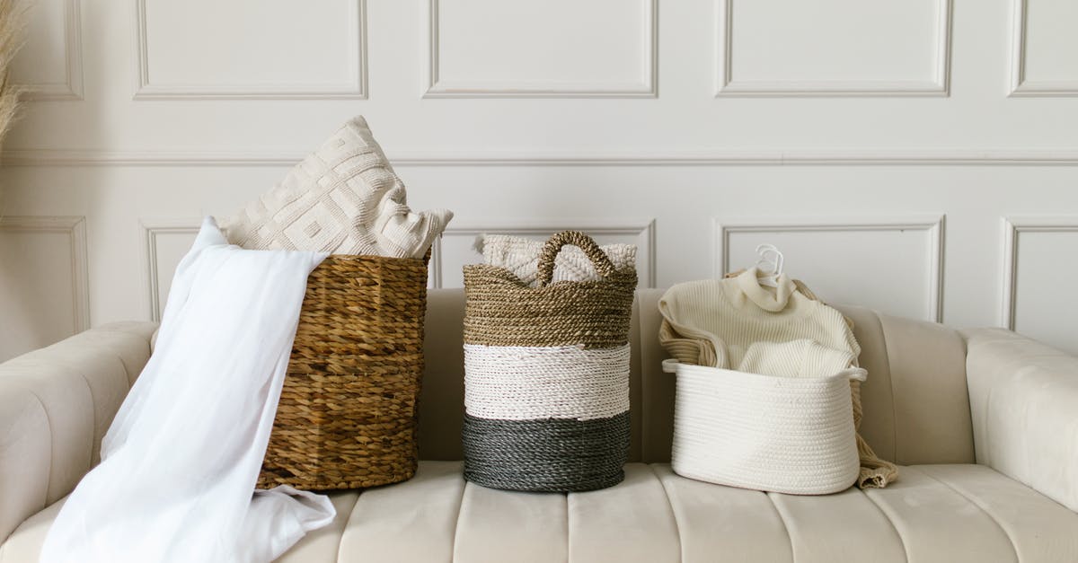 Botulism risk with refrigerated items - White and Brown Wicker Baskets on White Couch