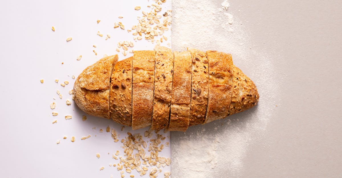 Bread Dough Dried out in Fridge - Sliced Bread On Gray Surface