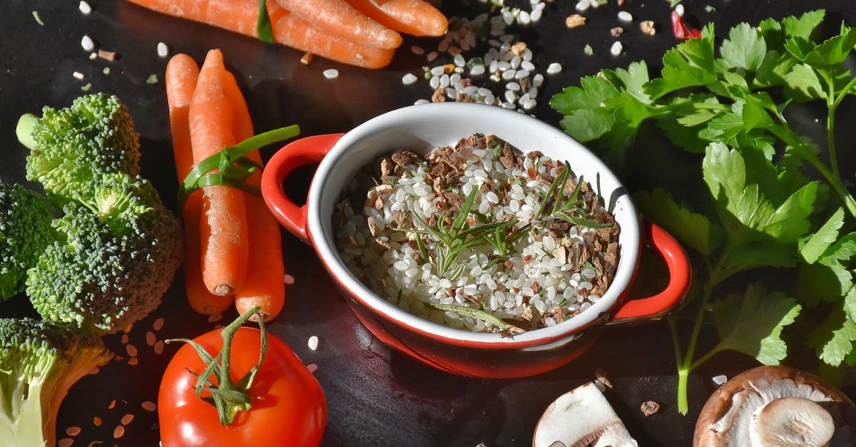 Brown Rice vs White Rice in Stuffed Pepper - Variety of Vegetables