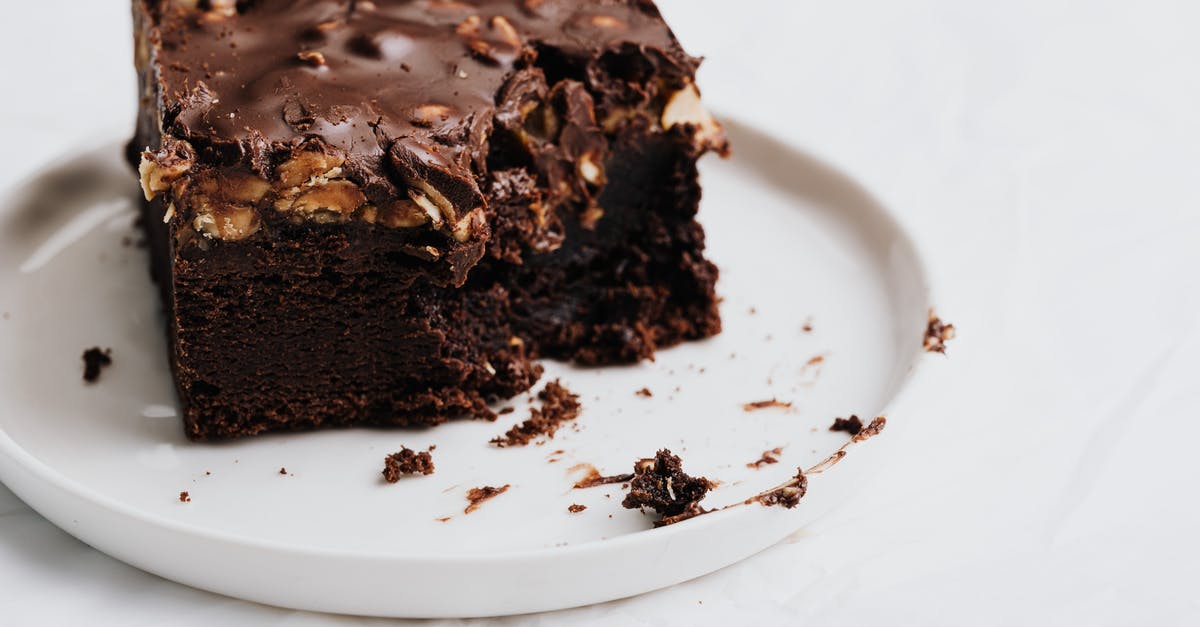 Brownie Questions - Chocolate Brownie on White Ceramic Plate