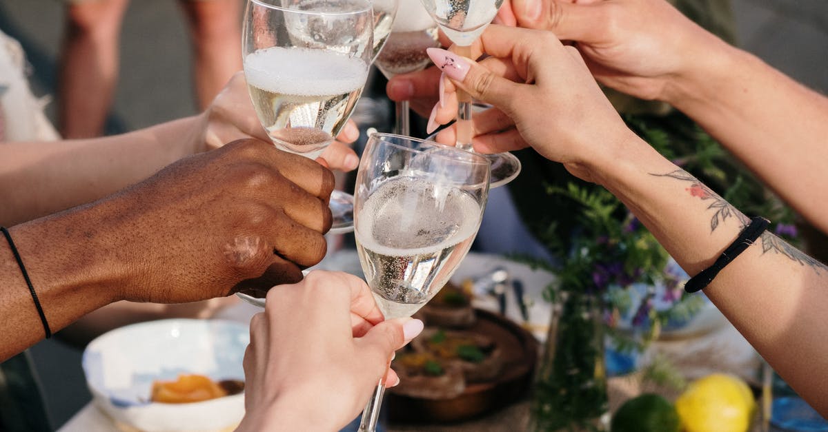 brunch for sixty people - how to estimate amounts? - Person Holding Clear Wine Glass