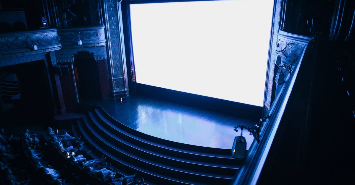 Burners too big on cooktop - Big Cinema Screen on Stage