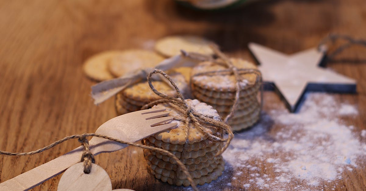 Butcher/Cooking Twine - safe for BBQ? - Wooden Fork with Stacked Crackers on Brown Wooden Table