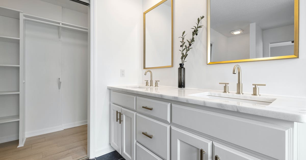 Cabinets at the top of the wall, what goes there? [closed] - Bathroom Sink and Wall Mirrors