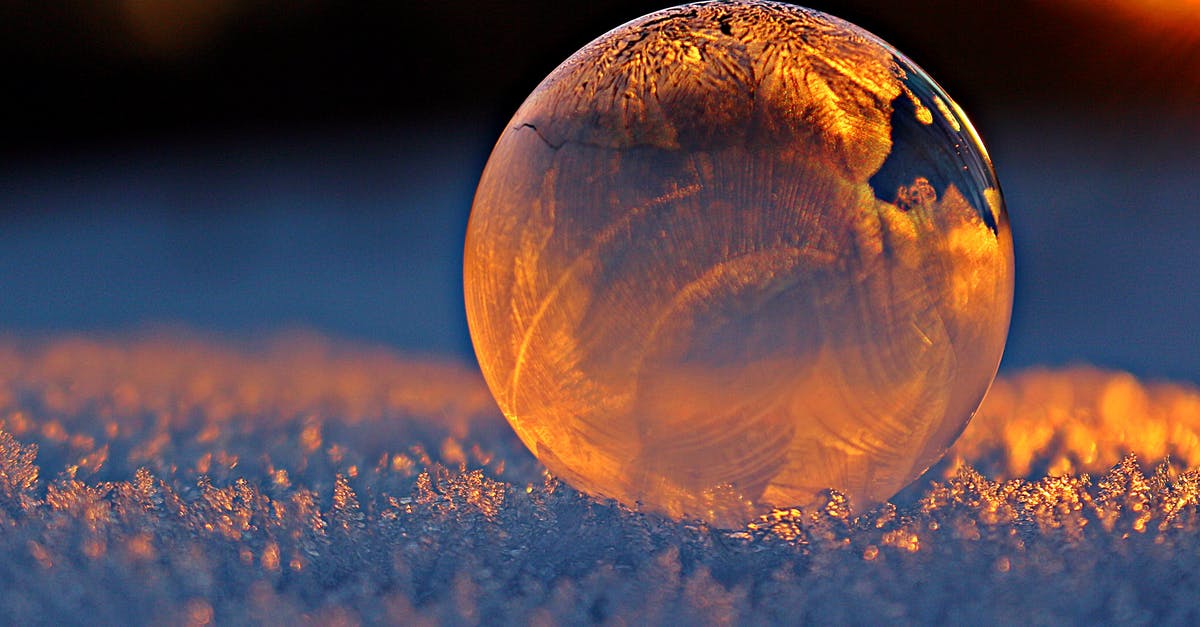 Cake; To freeze or not to freeze? - Clear Glass Sphere