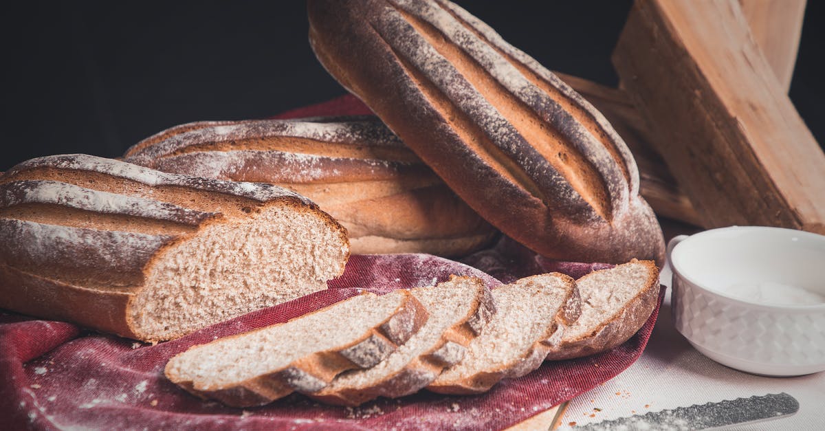 Can't seem to get my rye sourdough starter really going - Brown Bread in Close-Up Photography