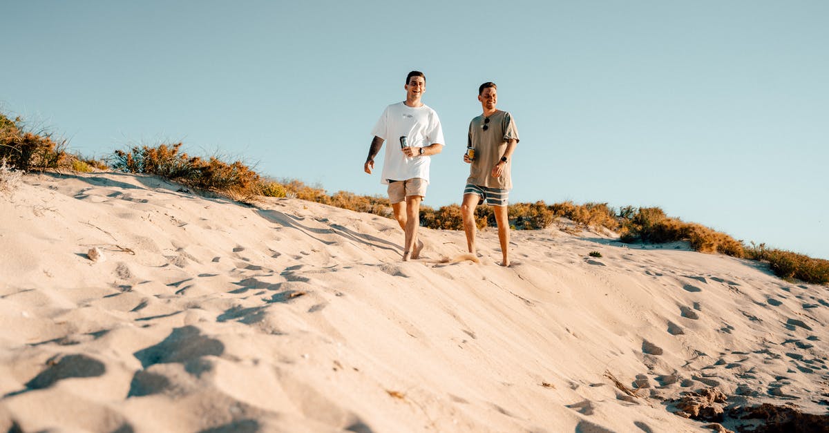 Can a clear glaze be made without gelatin or starch? - Man and Woman Walking on White Sand