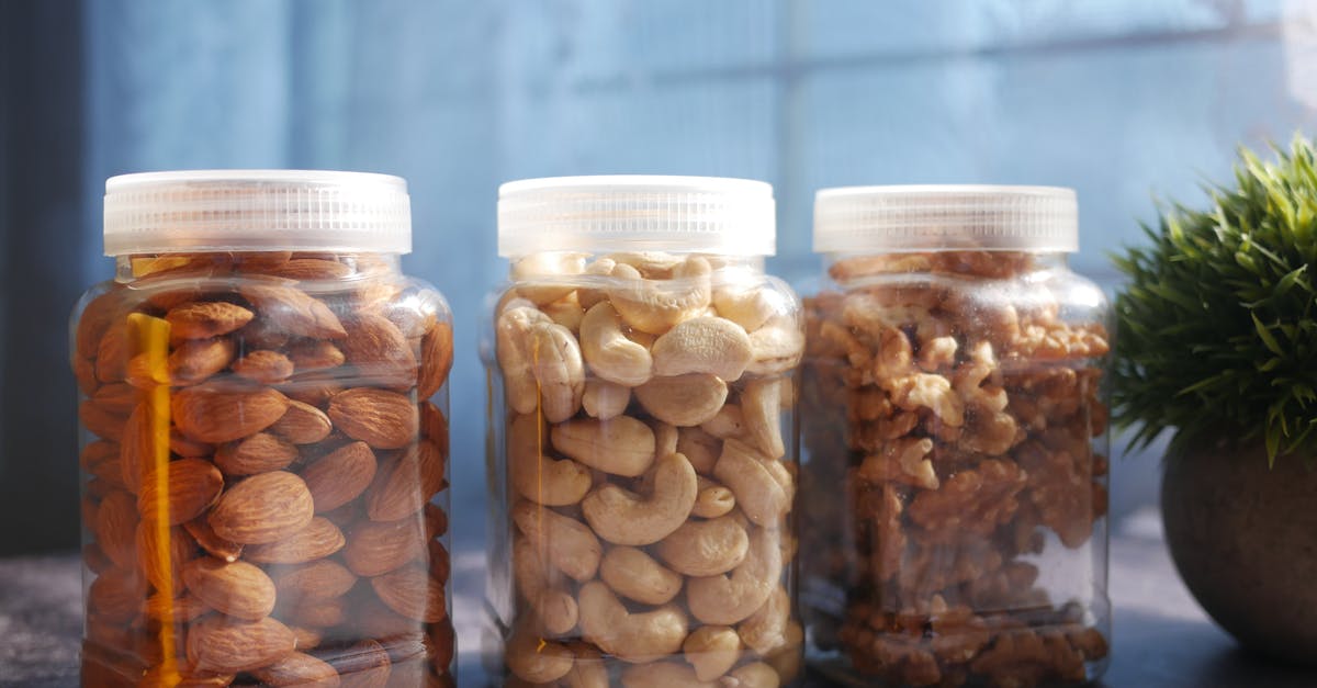 Can bitter almonds(or other nuts containing amygdalin) be made edible? - A Variety of Nuts in Clear Jars