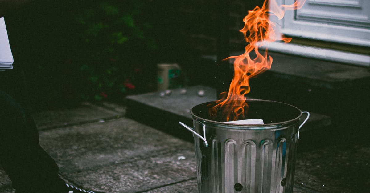 Can demi glace be done with fewer steps - Stainless Steel Trash Can On Fire