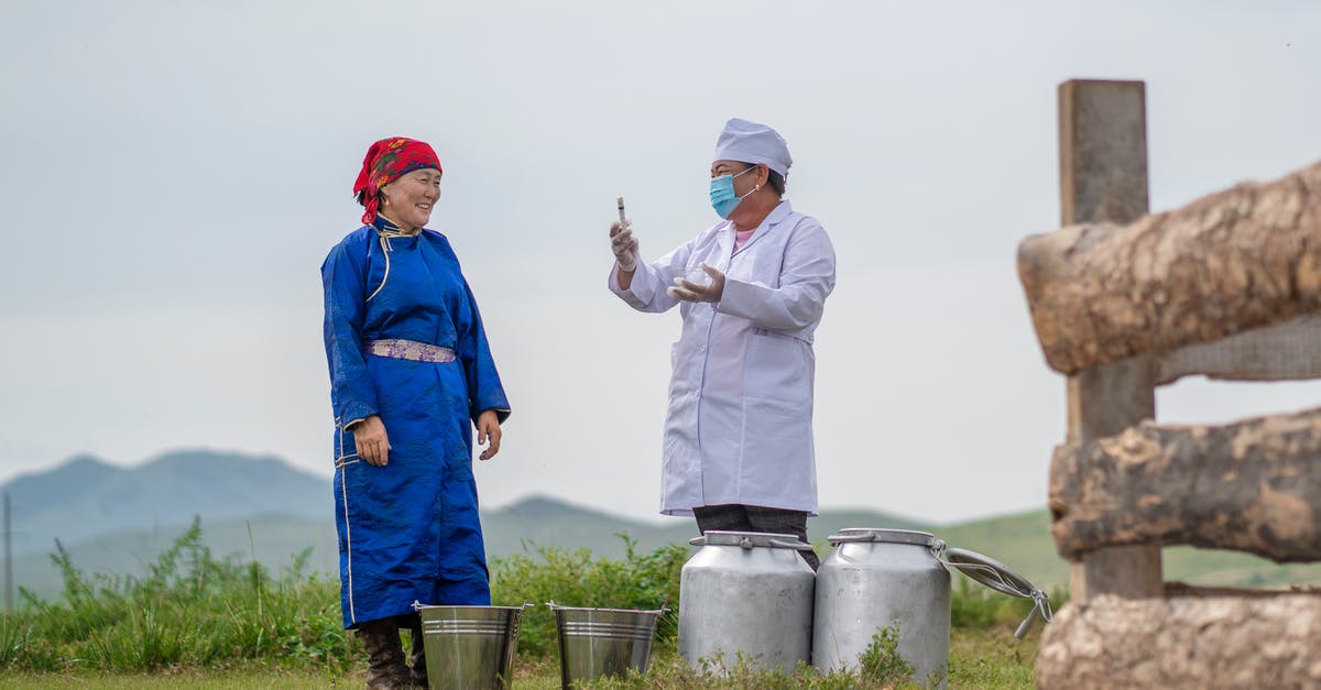 Can evaporated milk be converted to "regular" milk? - Examination of Milk at Farm in Mongolia by Veterinarian