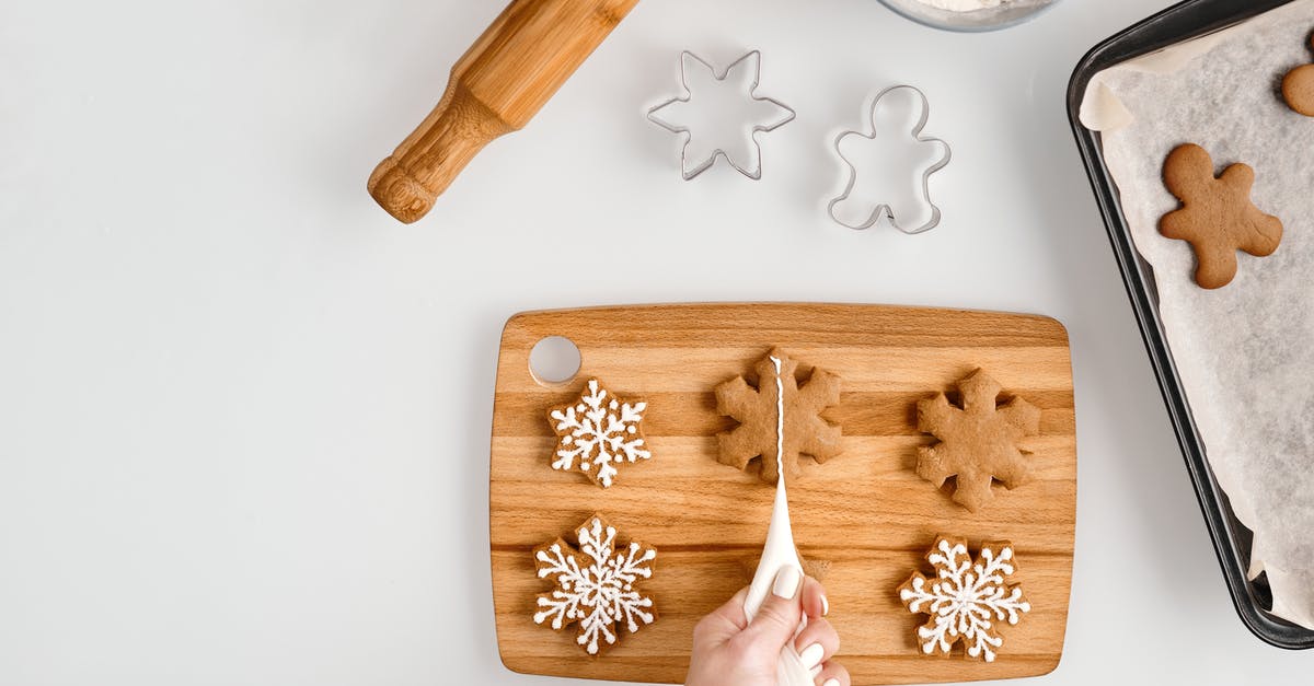 Can flour be made from breadcrumbs? [duplicate] - Person Decorating a Snowflakes Shaped Cookies