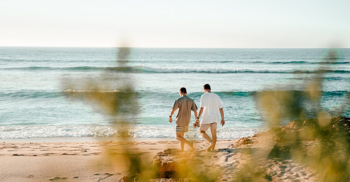 Can I cook duck breast a day before? - Man and Woman Walking on Seashore