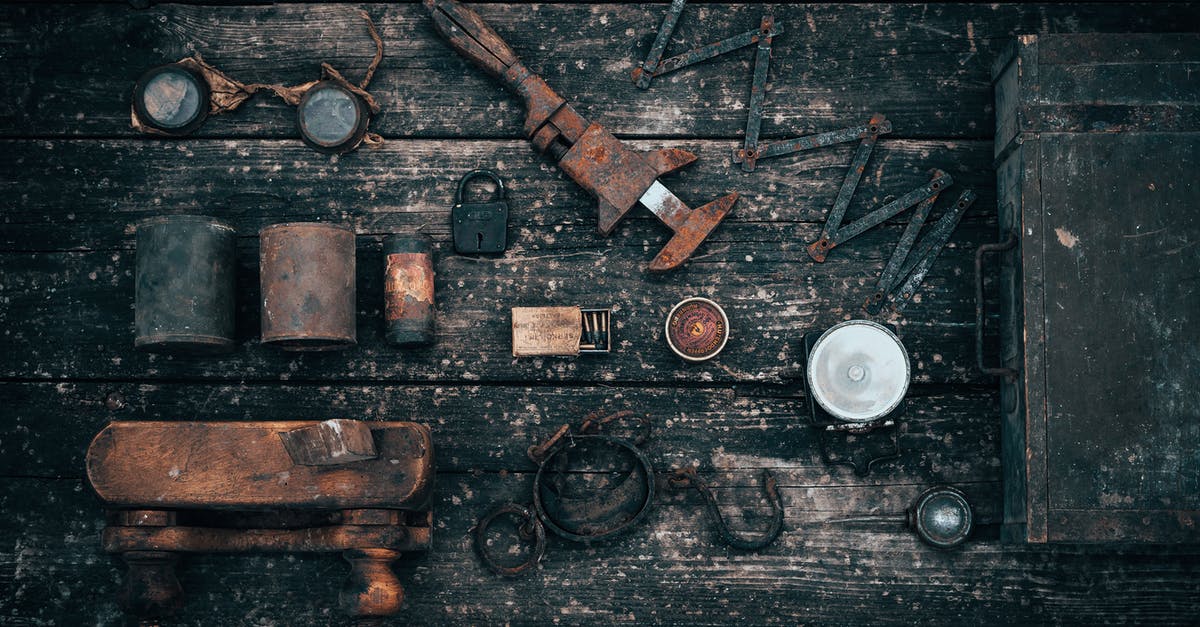 Can I fix my unset Crème Brûlée bars - Old tools on wooden surface