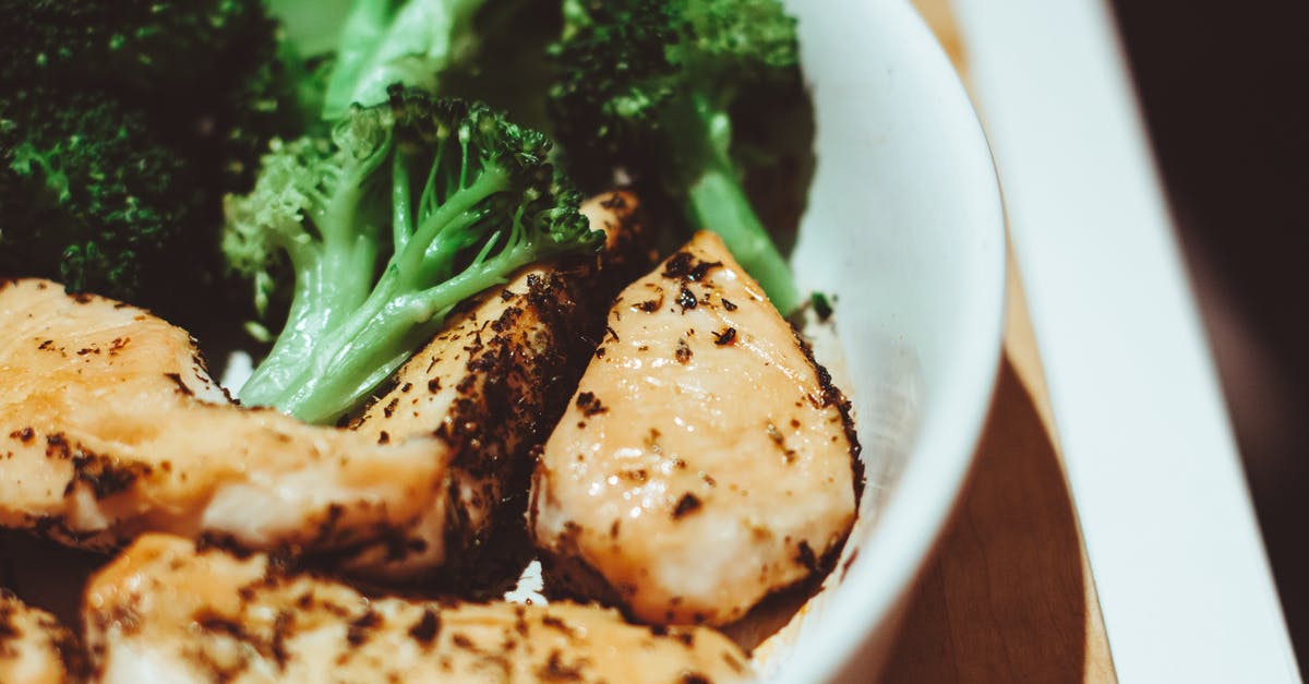 Can I freeze undercooked (pink) chicken to finish cooking later on? - Broccoli in Bowl