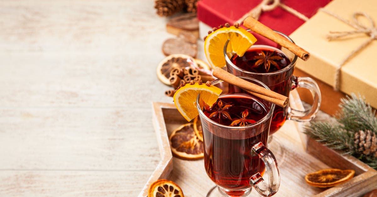 Can I keep mulled wine on the stove for longer - Two Clear Glass Footed Mugs 