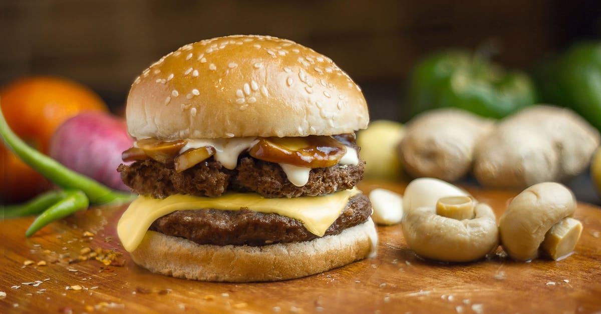 Can I make meatloaf with soy burger meat? - Double Burger with Cheese