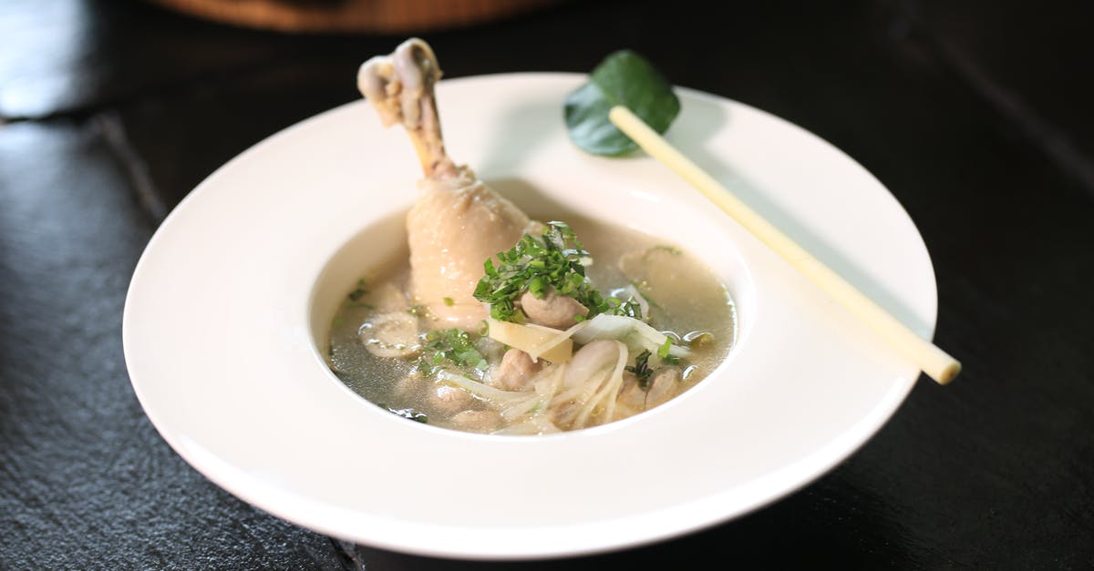 Can I RE-freeze chicken soup after it has thawed? - Chicken Soup Dish