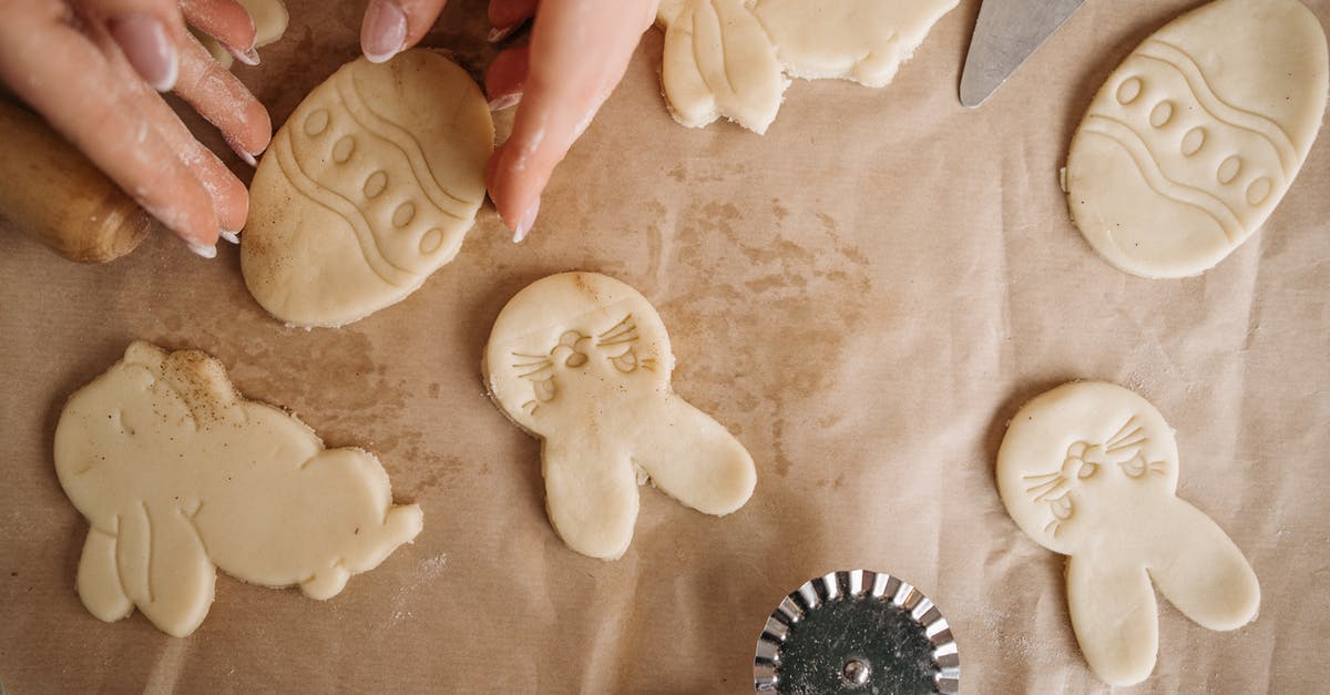 Can I use cookie cutter shapes in a frying pan? - Person Holding White Dough on the Wax Paper