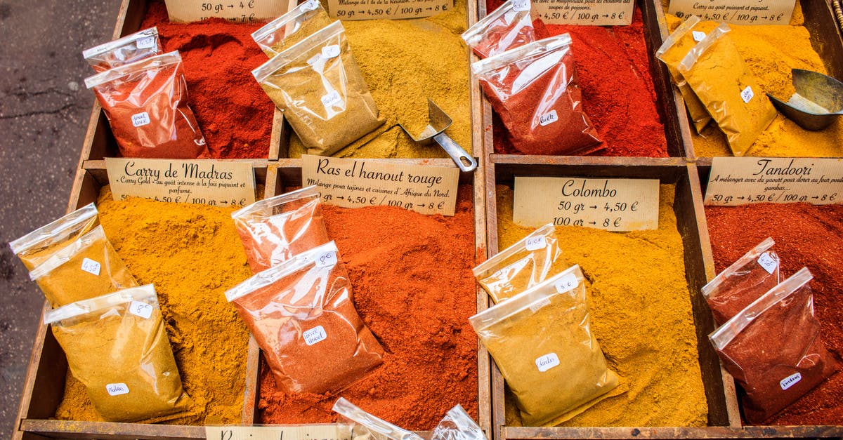 Can I use garam masala instead of curry powder? - Assorted Powder Lot