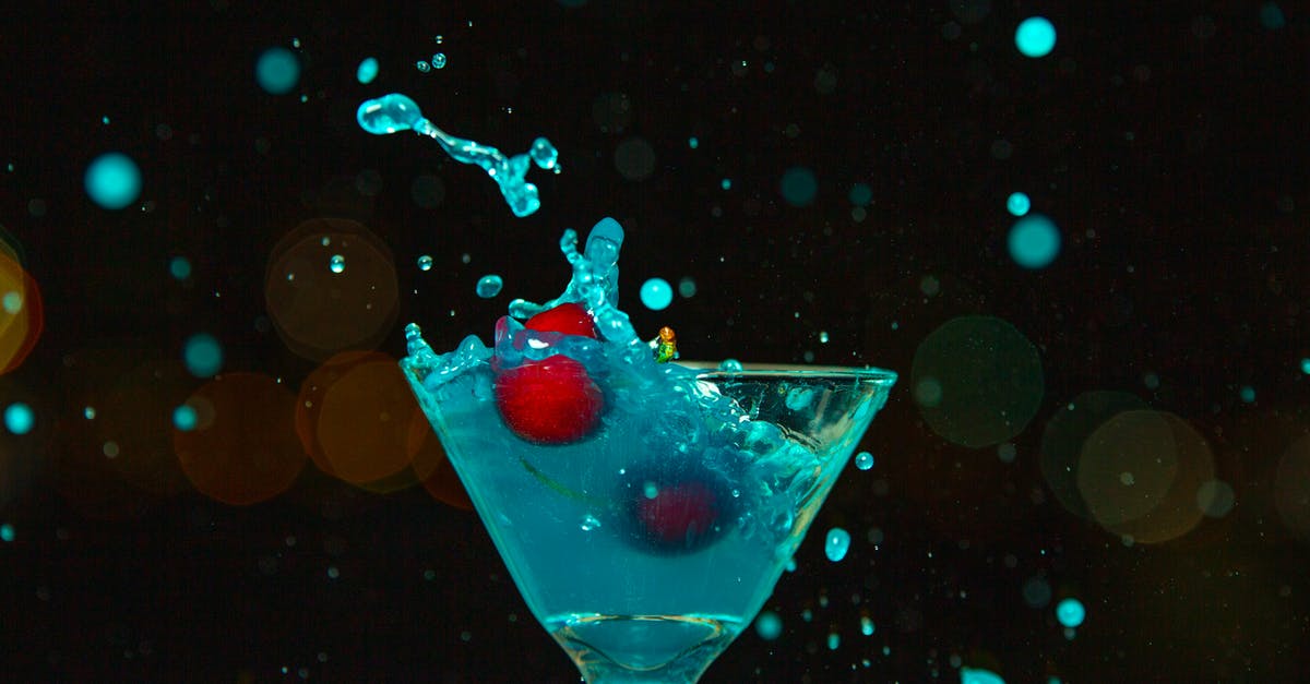 Can sour cherries be used in a semi-stable bar? - Clear Wine Glass With Blue Liquid