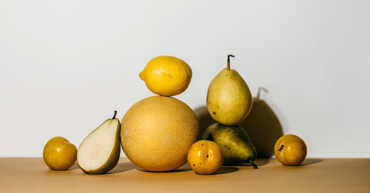 Can whole pablanos be frozen whole? - A Group of Yellow Fruits and Green Pear on Brown Surface