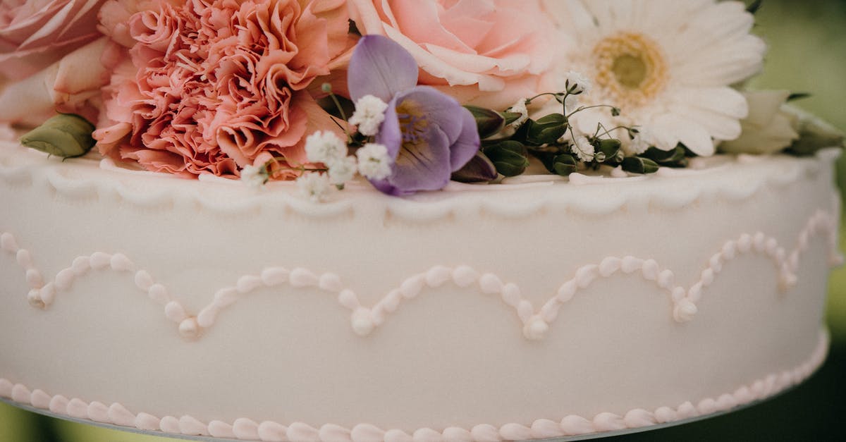 Can Wilton cake fondant be kept in freezer? - Fondant Cake with Fresh Flowers