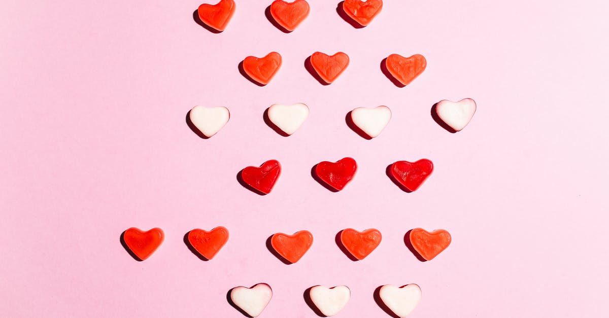 Canadian meat/fat "candy" - Brown and White Heart Shaped Stones