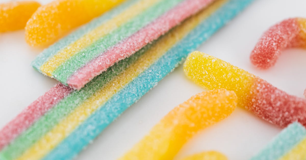 Canadian meat/fat "candy" - Yellow Pink Blue and Green Textile