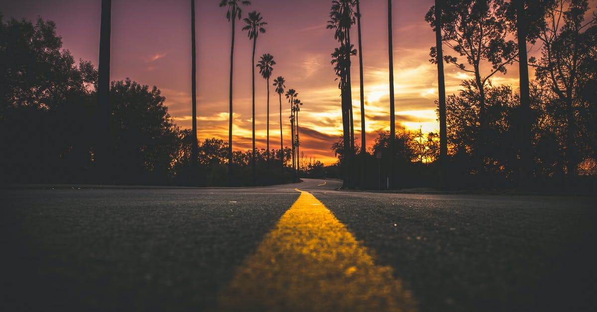 candied mints storage and transporting long distance - Road in City during Sunset