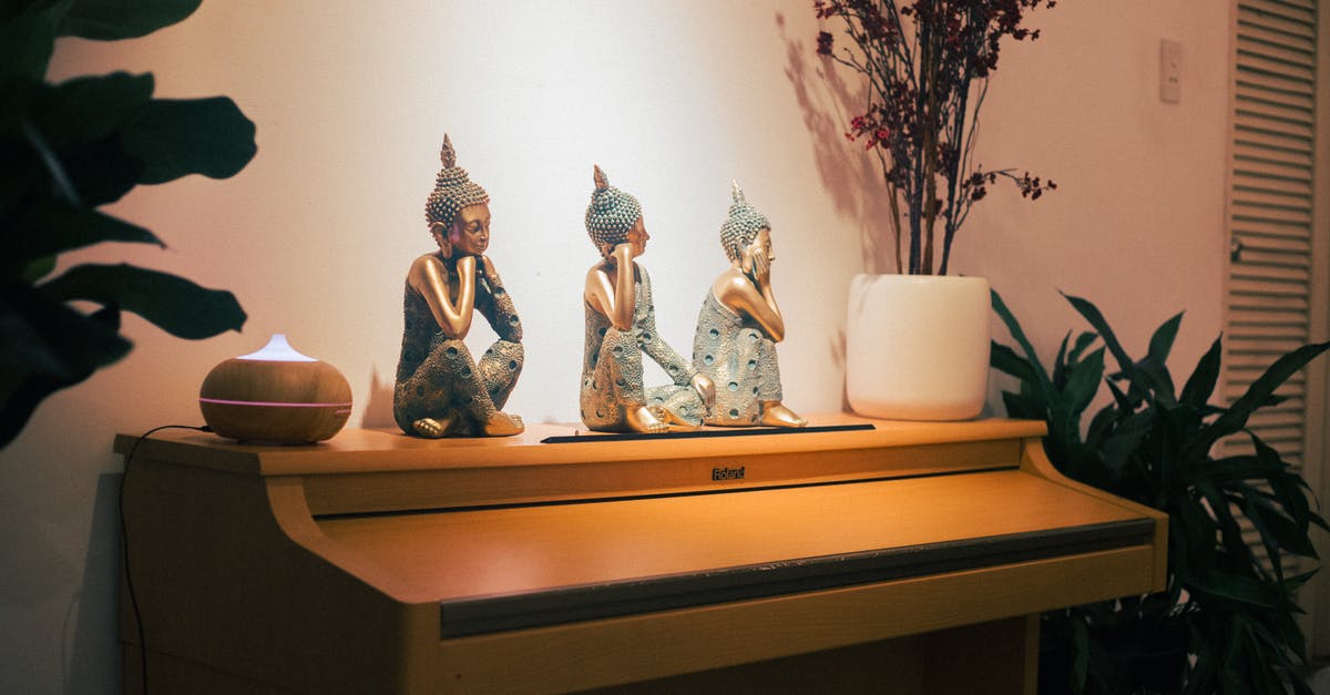 Carbonation diffuser versus shaking - Three Buddha Sitting Figurines Near Oil Diffuser on Top of Piano