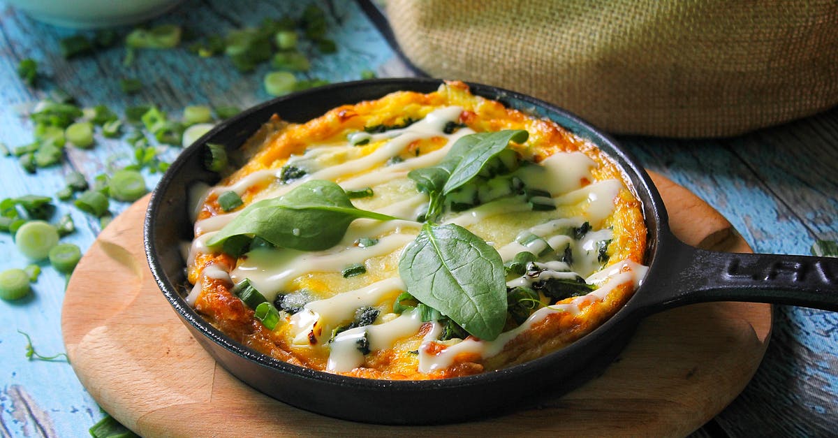 cast iron skillet - A Baked Casserole on a Cast Iron Skillet