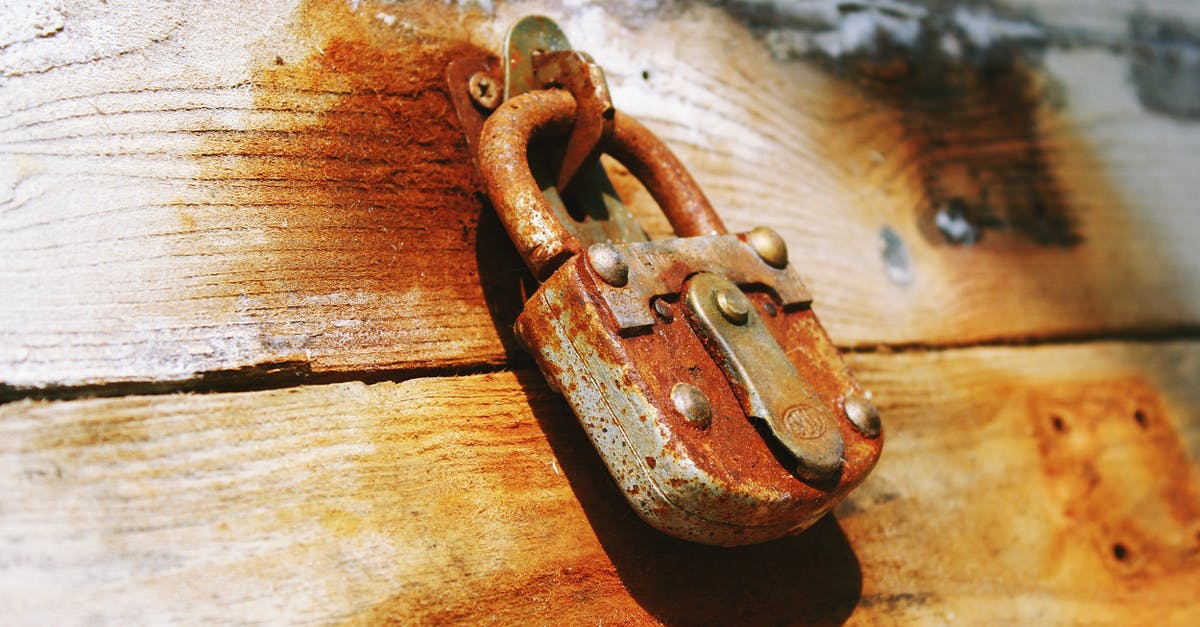 Cast Iron Skillet with Lid Rusted togethe - Brown Padlock