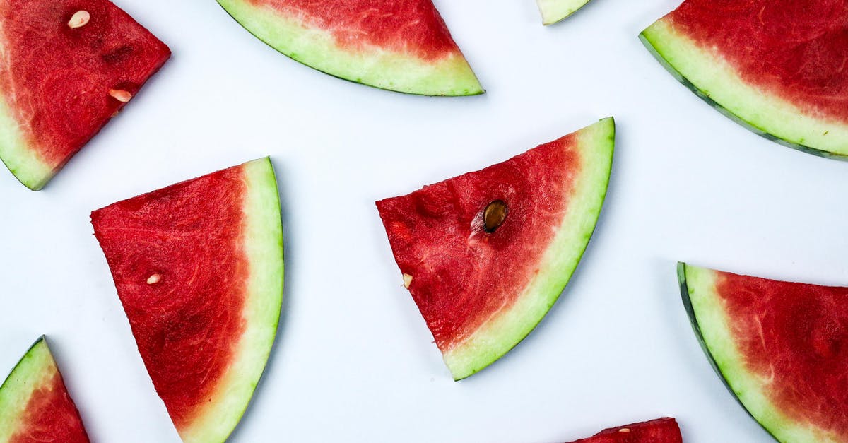 Cause of watermelon rind rotting (at room temperature) - Sliced Watermelon on a White Surface