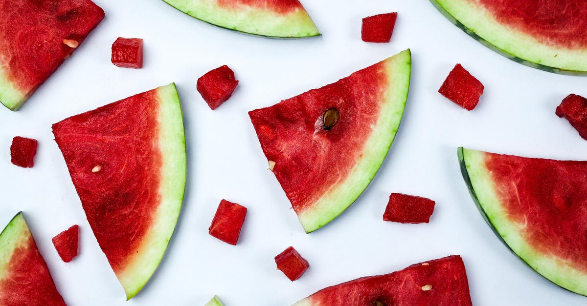Cause of watermelon rind rotting (at room temperature) - Sliced Watermelon on White Surface