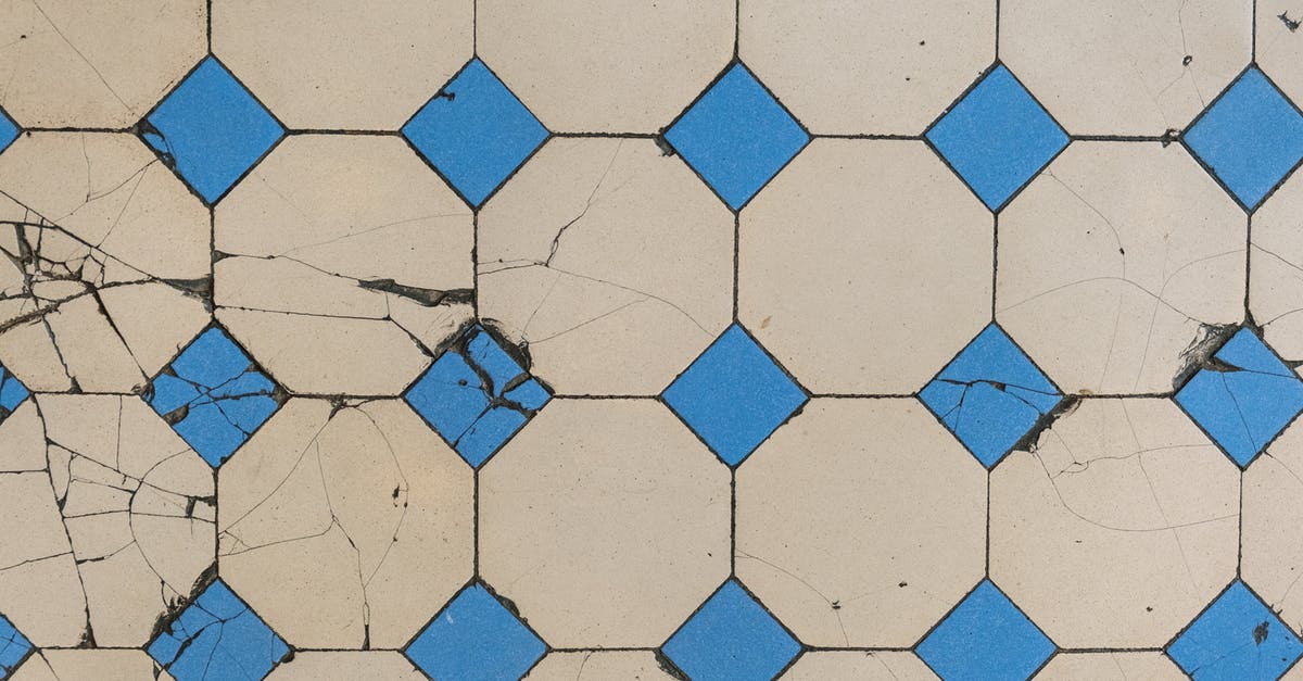 Ceramic Cooktop (non induction) getting damaged after use - Blue and White Checkered Tiles