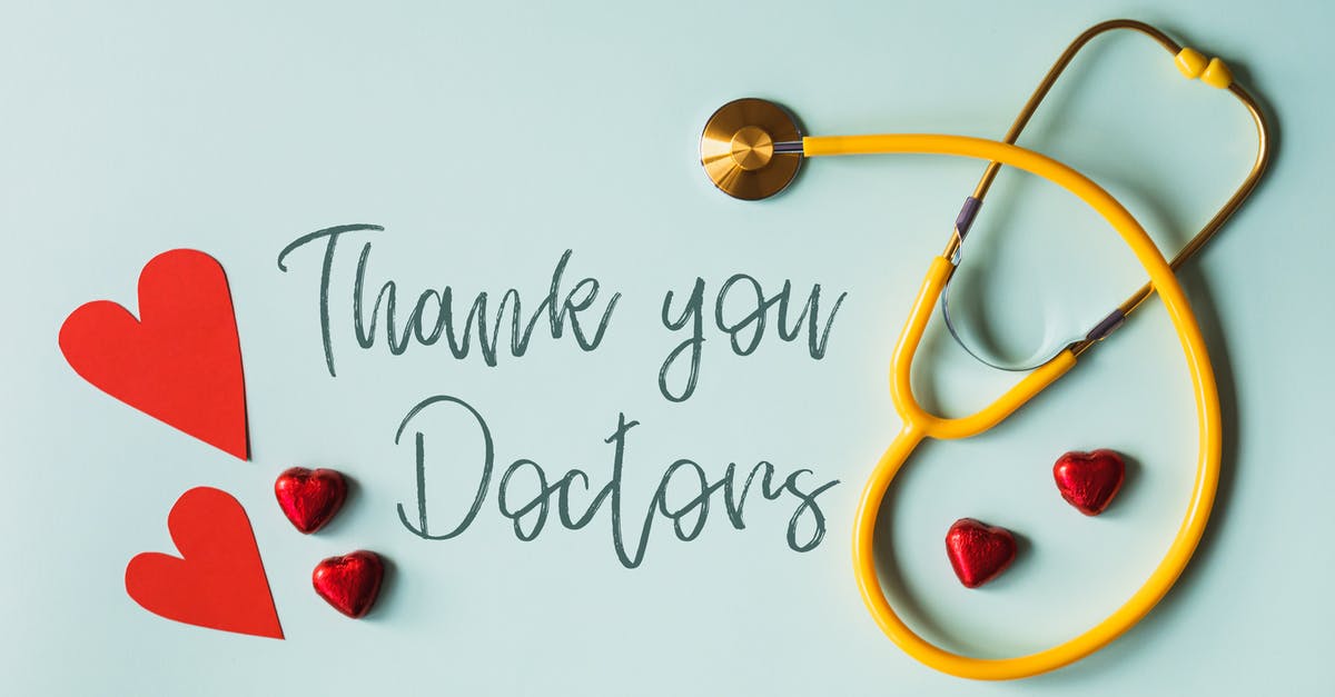 Chances of getting sick from reusing utensils after checking chicken doneness - Set of gratitude message for doctors with stethoscope and hearts
